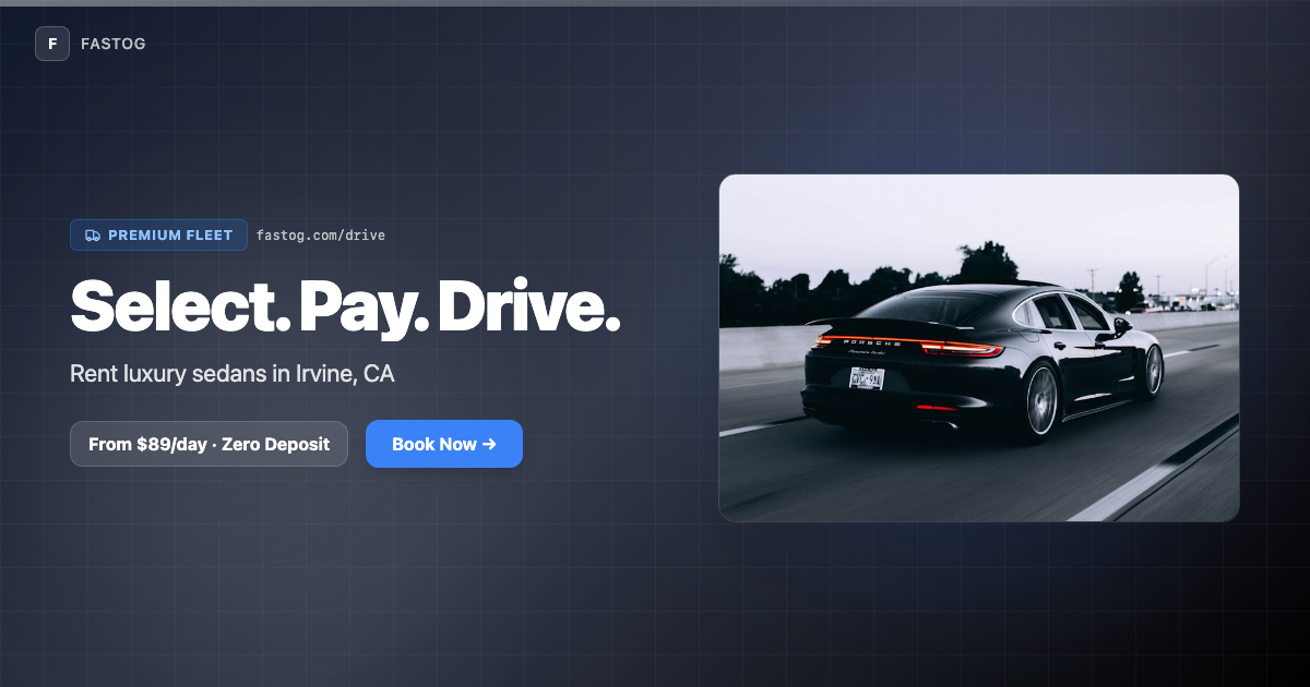 Auto Rental template preview