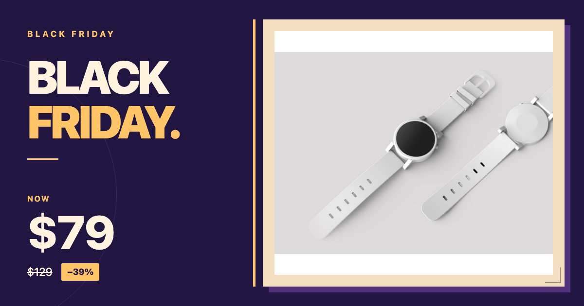 Black Friday · Midnight template preview
