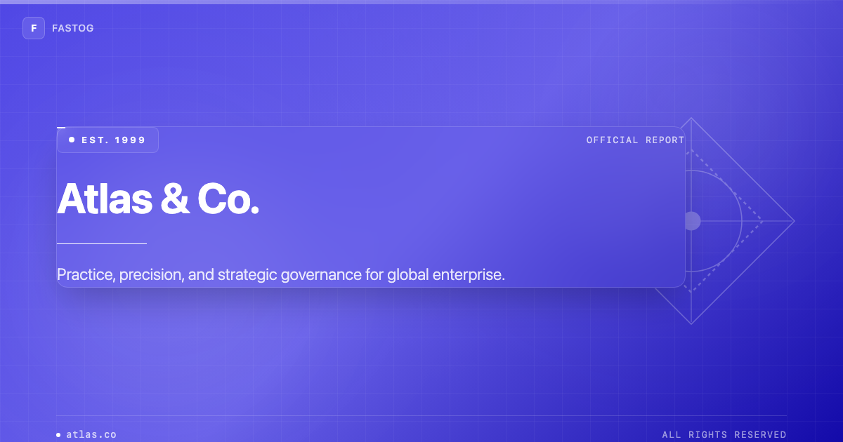 Corporate template preview