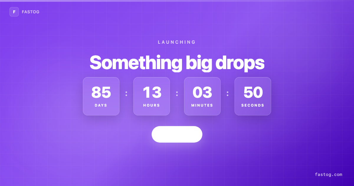 Countdown template preview