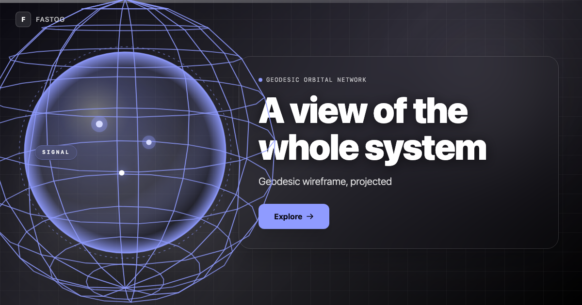 Geodesic Globe template preview
