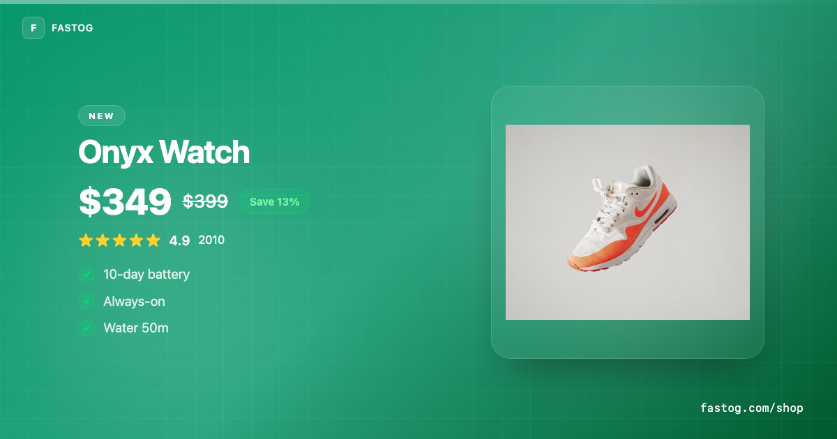 FastOG WooCommerce Product Open Graph Preview