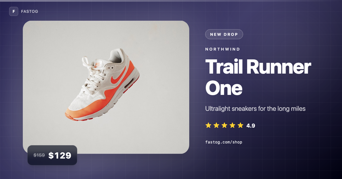 FastOG Shopify Productshot Open Graph Preview