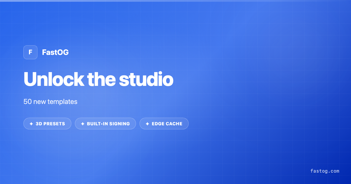 Promo template preview