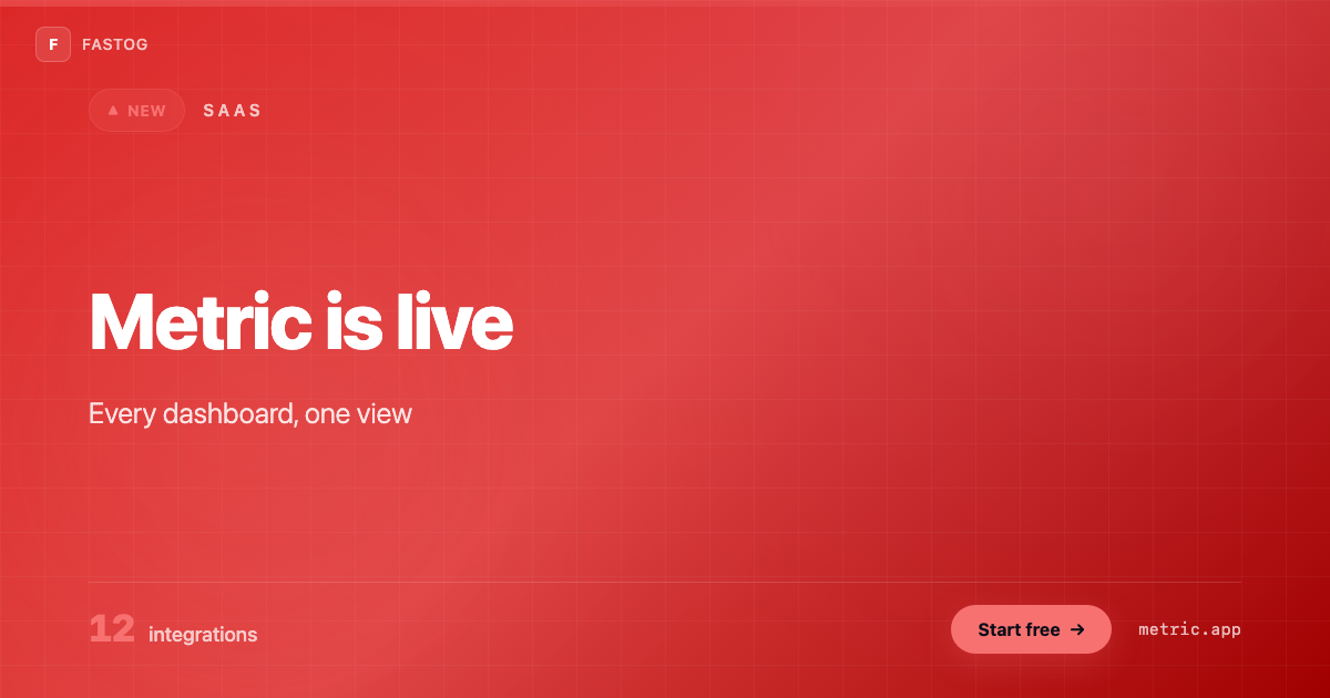 SaaS Launch template preview
