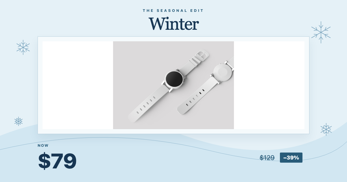 Seasonal Offer · Ice Gallery template preview