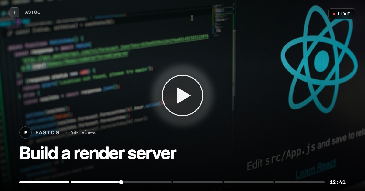 Video template preview